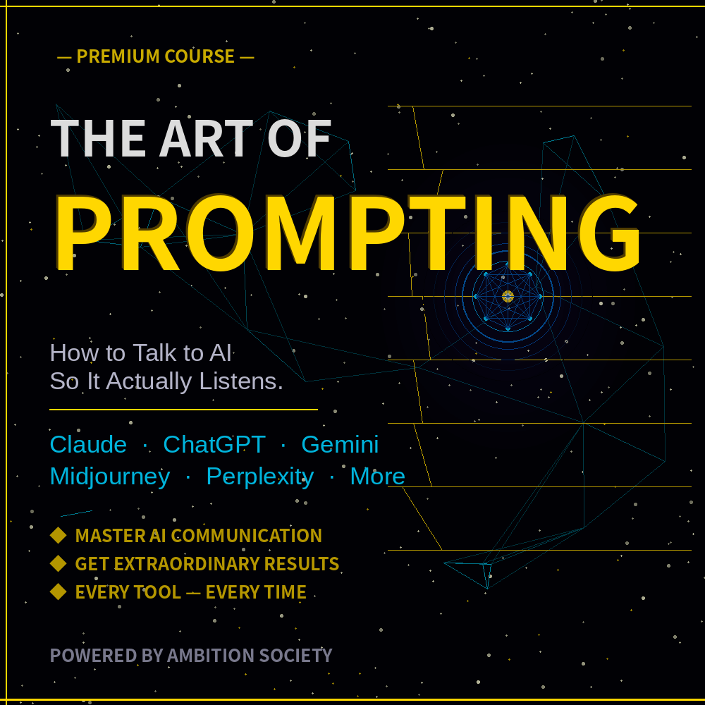 The Art of Prompting course cover